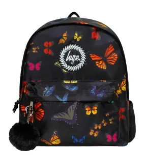 Butterflies backpack one size black Hype